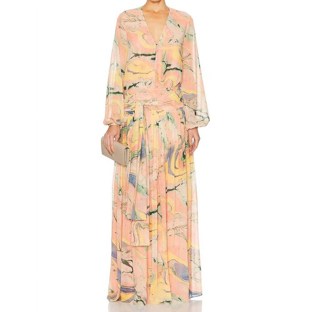 NEW ALEXIS diane dress in watercolor